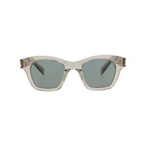Saint Laurent Square-Frame Recycled Acetate Sunglasses Beige Unisex-Adult